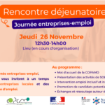 Rencontre déjeunatoire entreprises & candidats locaux à la COPAMO