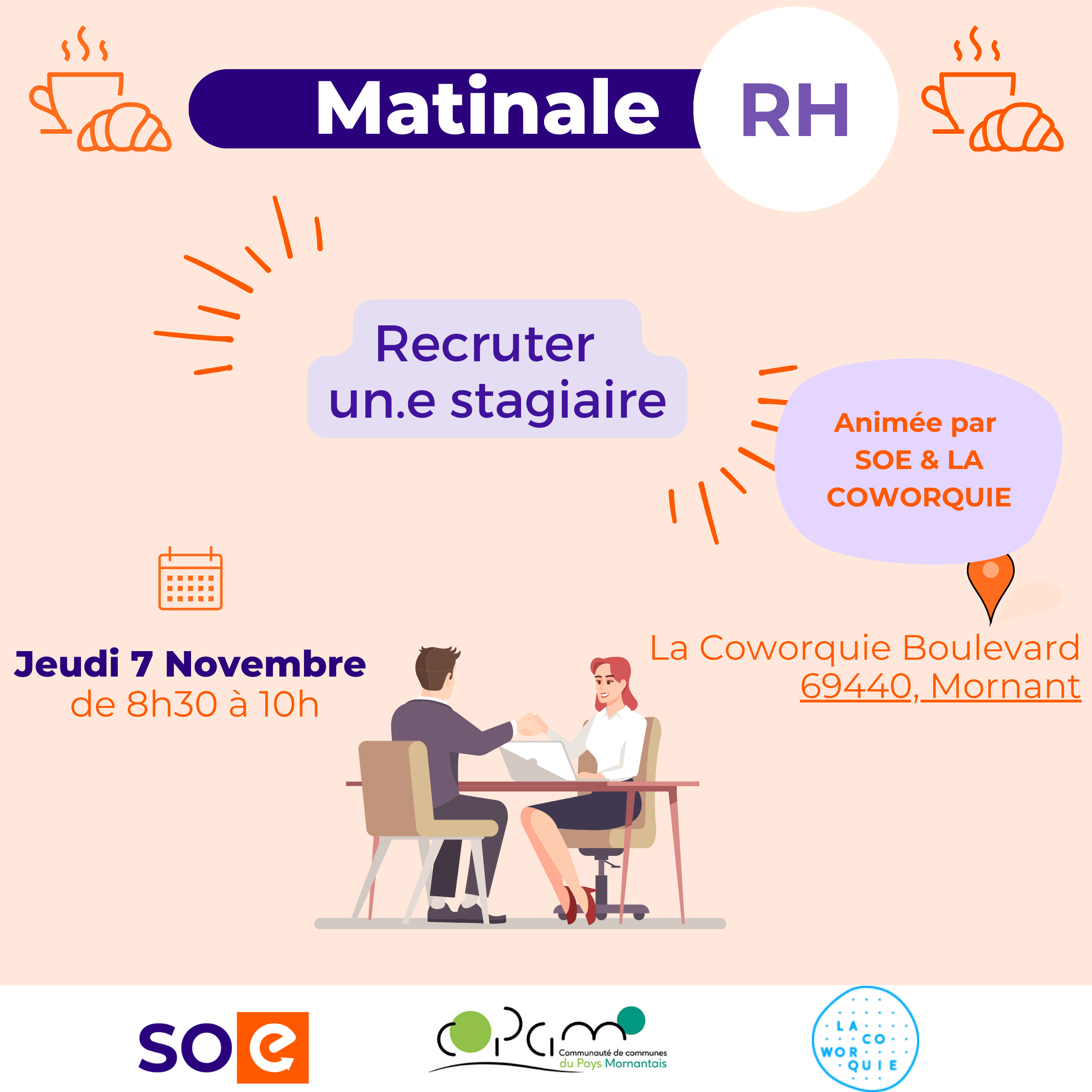 Matinale RH - Recruter un.e stagiaire